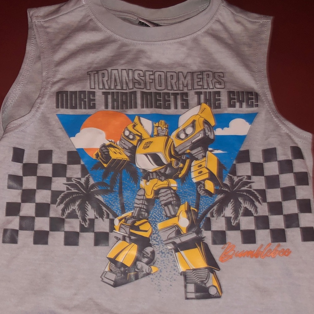 Hasbro Transformers Bumblebee Graphic Tank Top - Yellow/White/Blue
